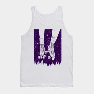 Roller skating at night Tank Top